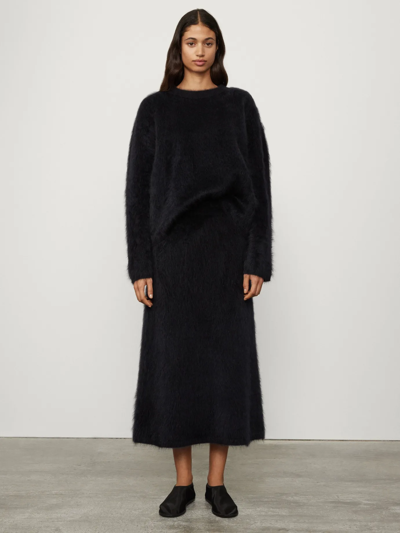 Best Sale LISA YANG The Natalia Sweater BlackBrushed