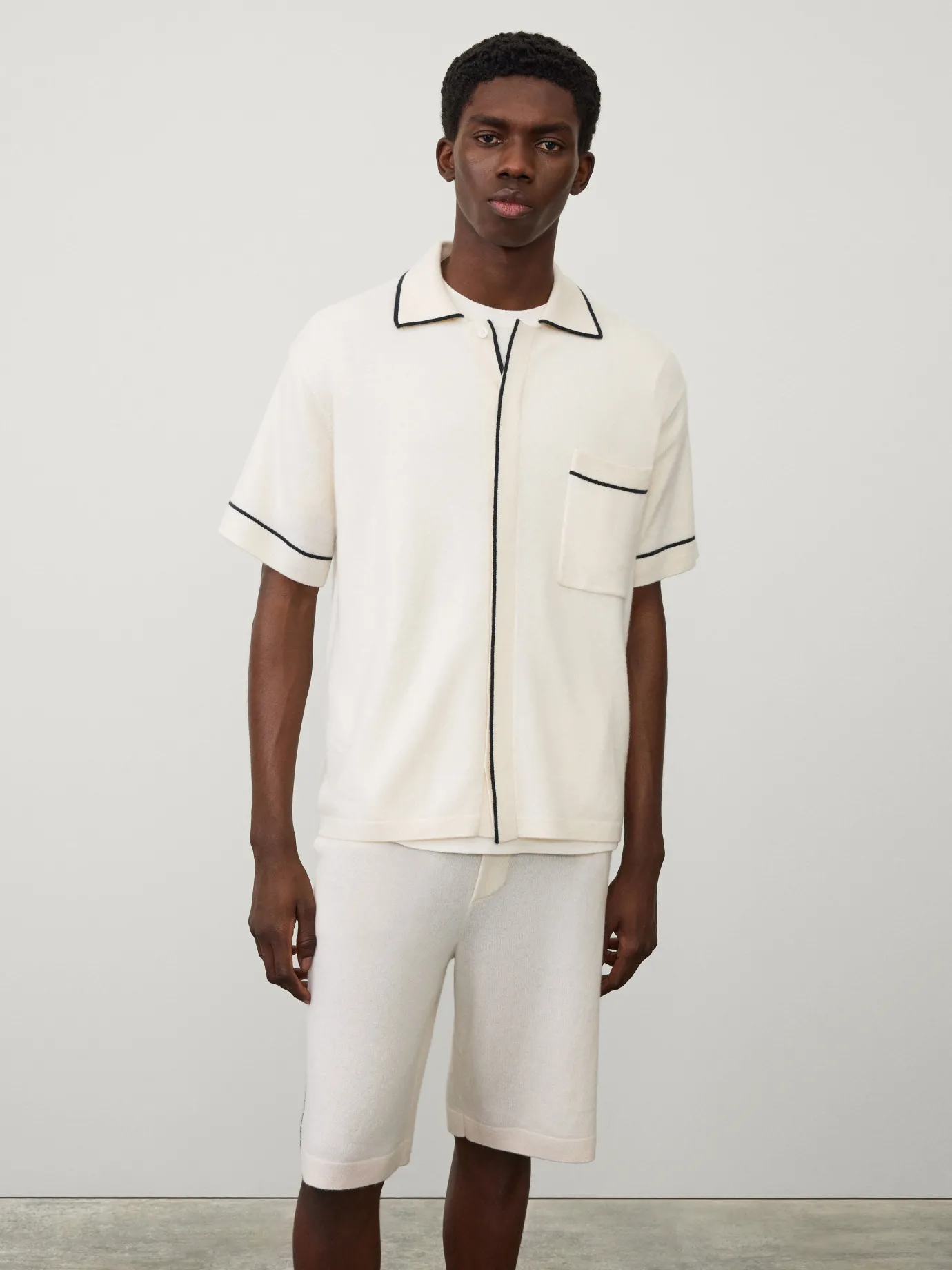 Store LISA YANG The Oliver Shirt Cream/Ink