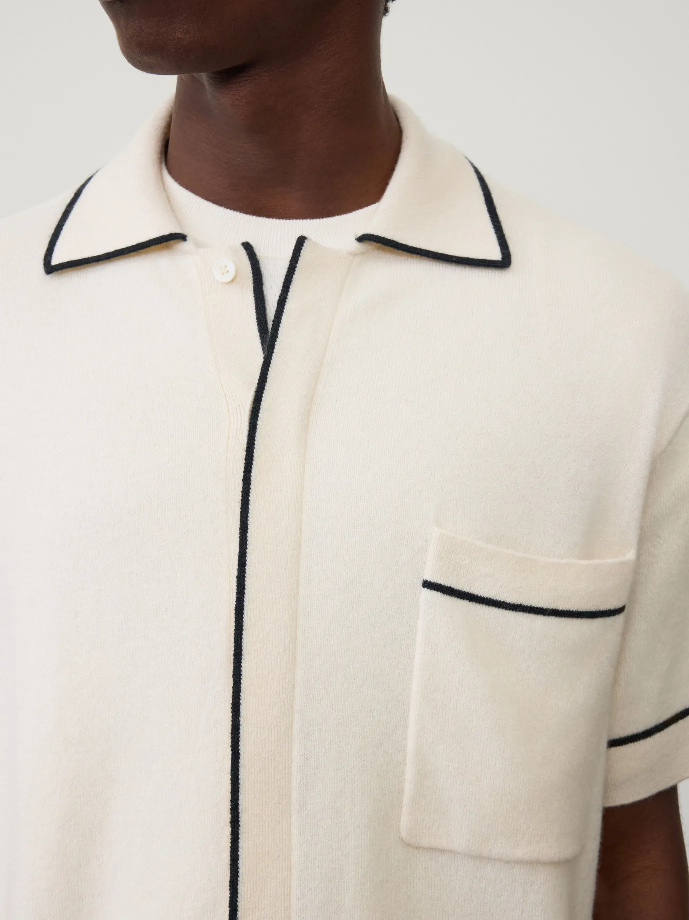 Store LISA YANG The Oliver Shirt Cream/Ink