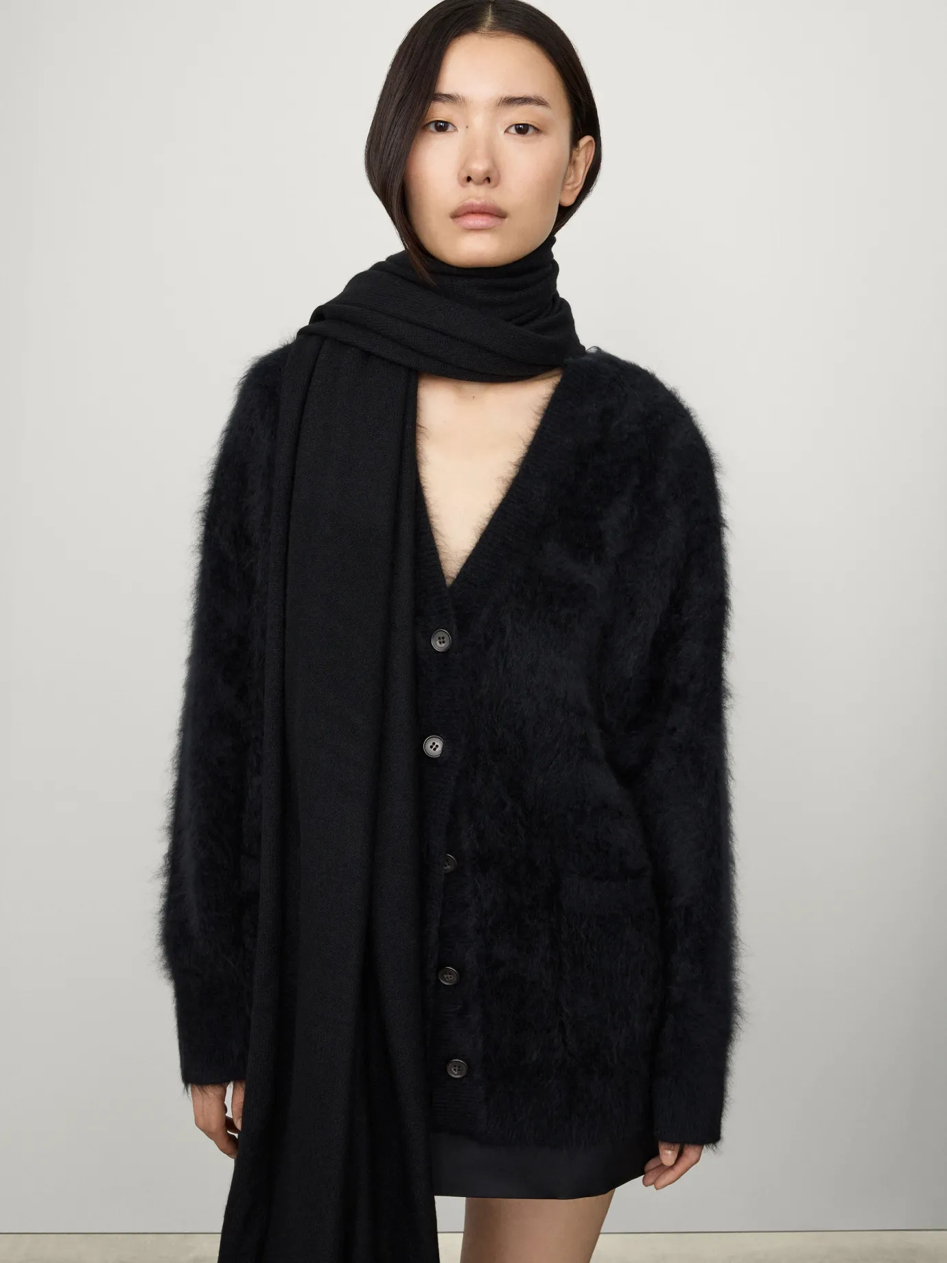 Cheap LISA YANG The Paris Scarf Black