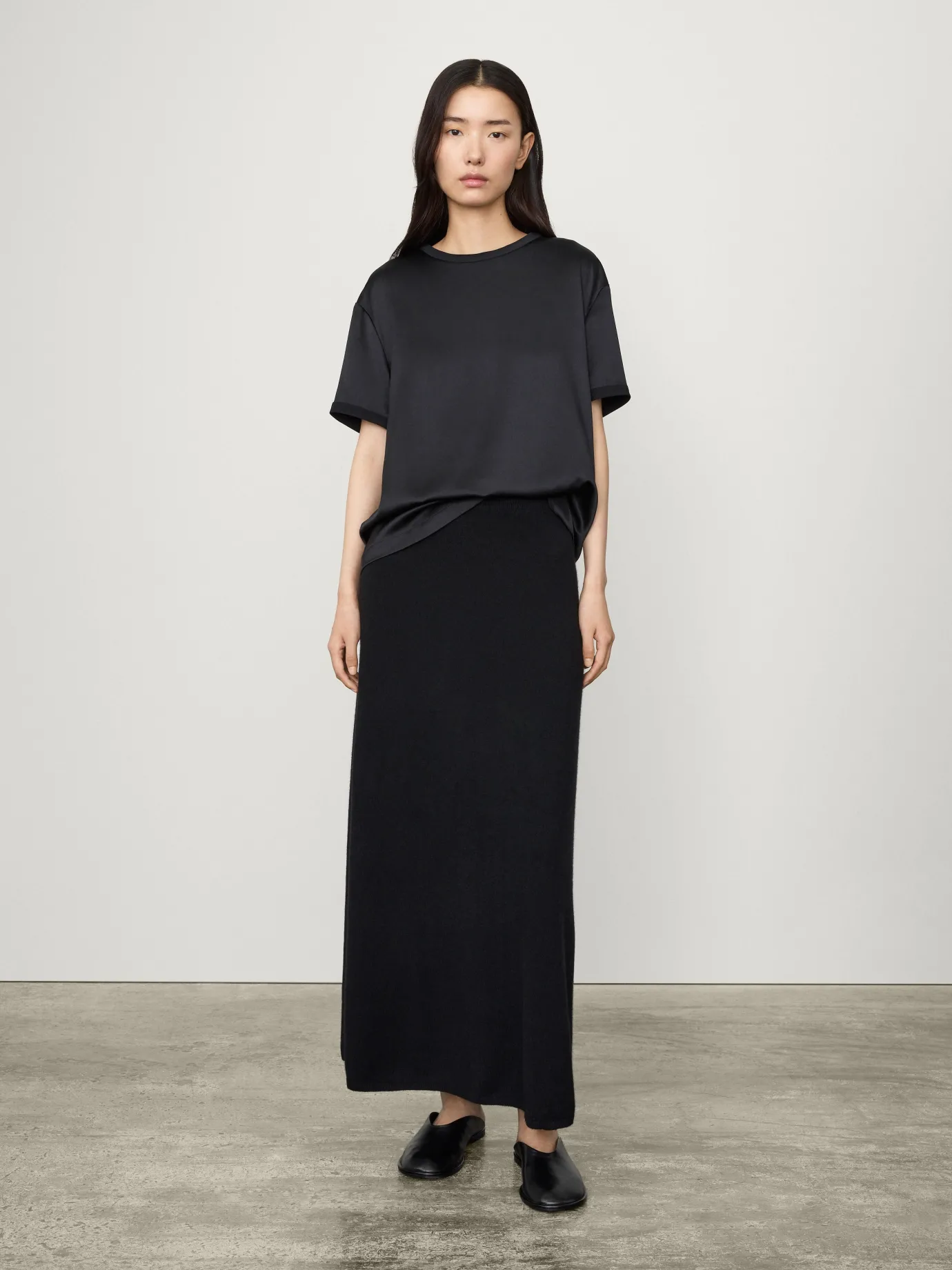 Sale LISA YANG The Round Neck T-Shirt Midnight