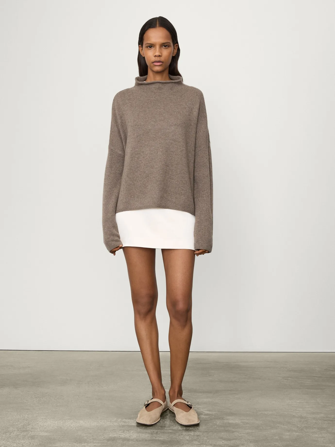Cheap LISA YANG The Sandy Sweater Truffle