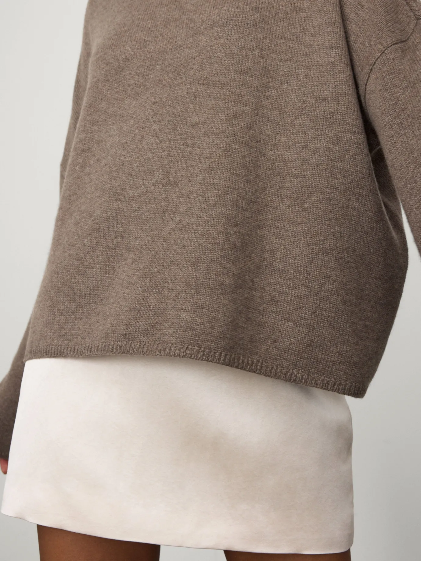 Cheap LISA YANG The Sandy Sweater Truffle