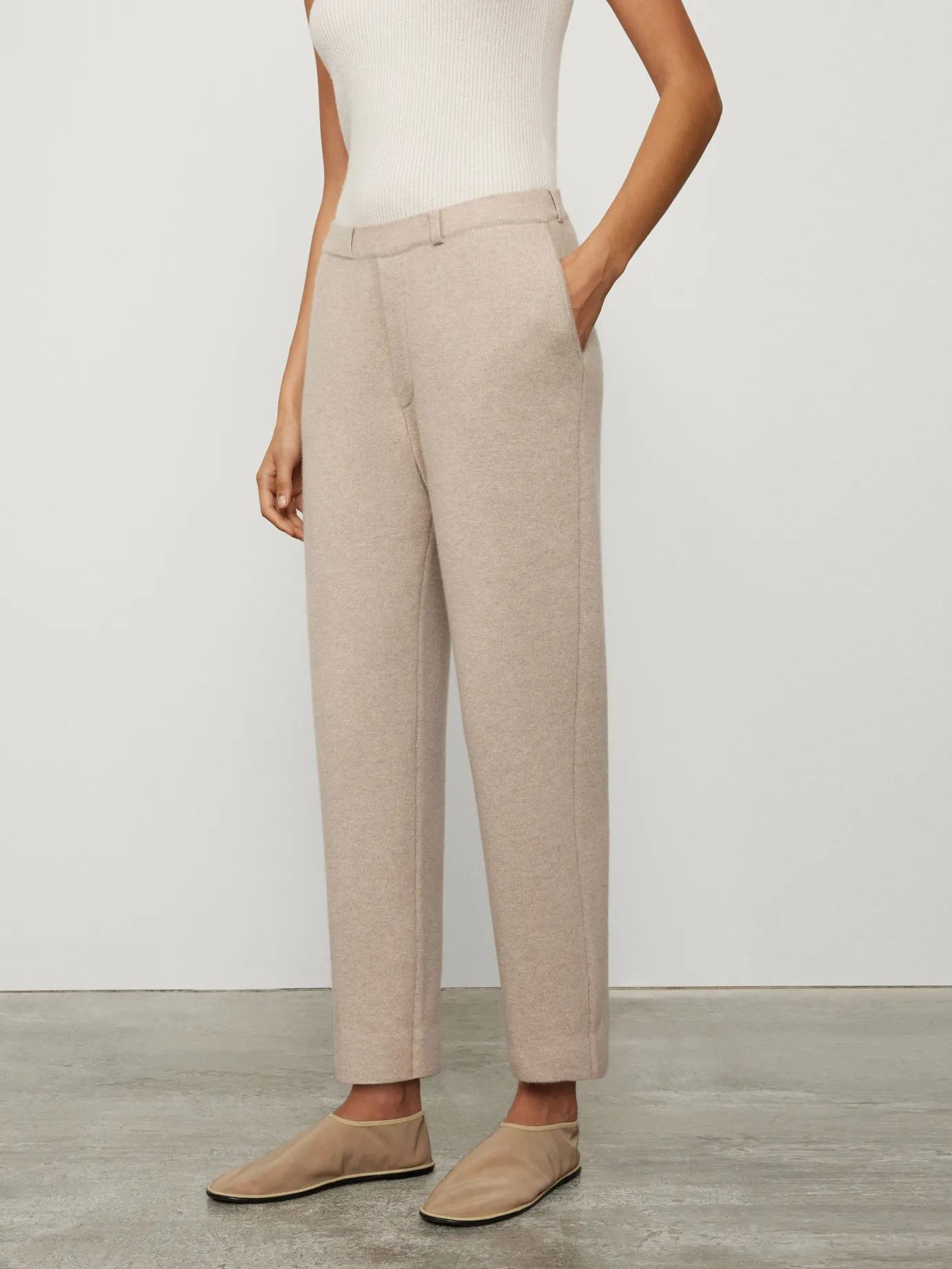 Clearance LISA YANG The Sonya Trousers Sand