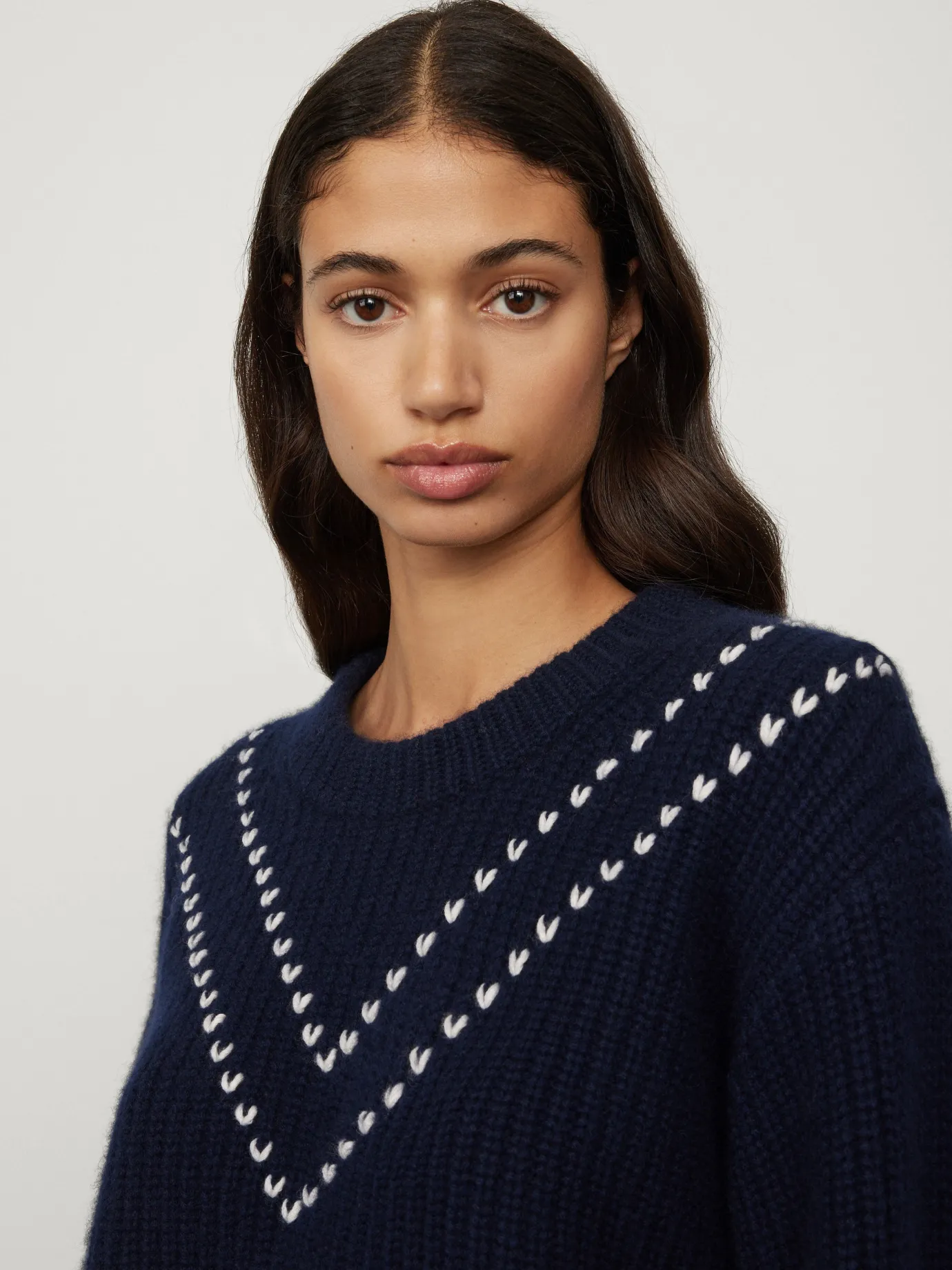 Outlet LISA YANG The Thelma Sweater Navy