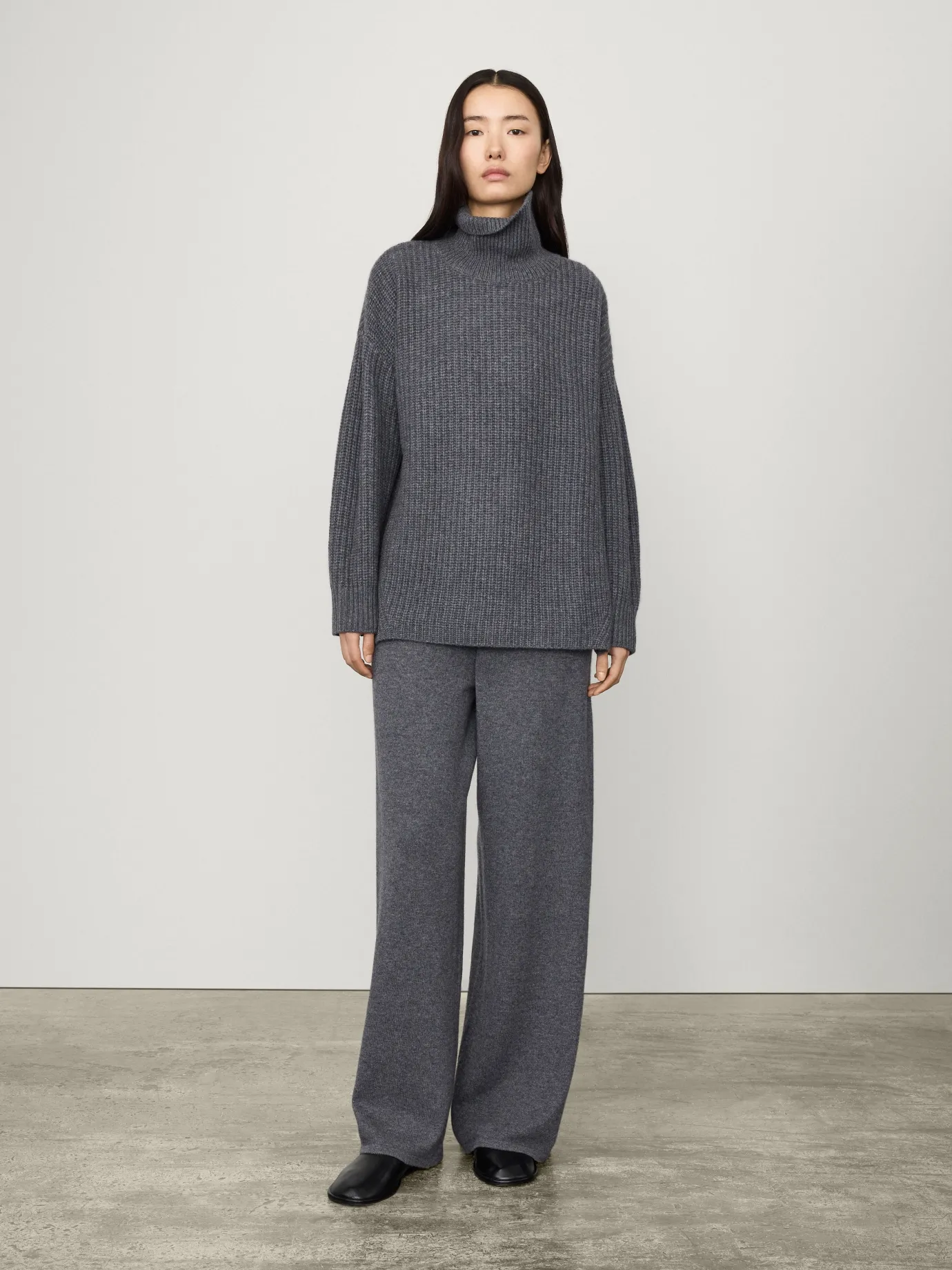 Shop LISA YANG The Therese Sweater Graphite