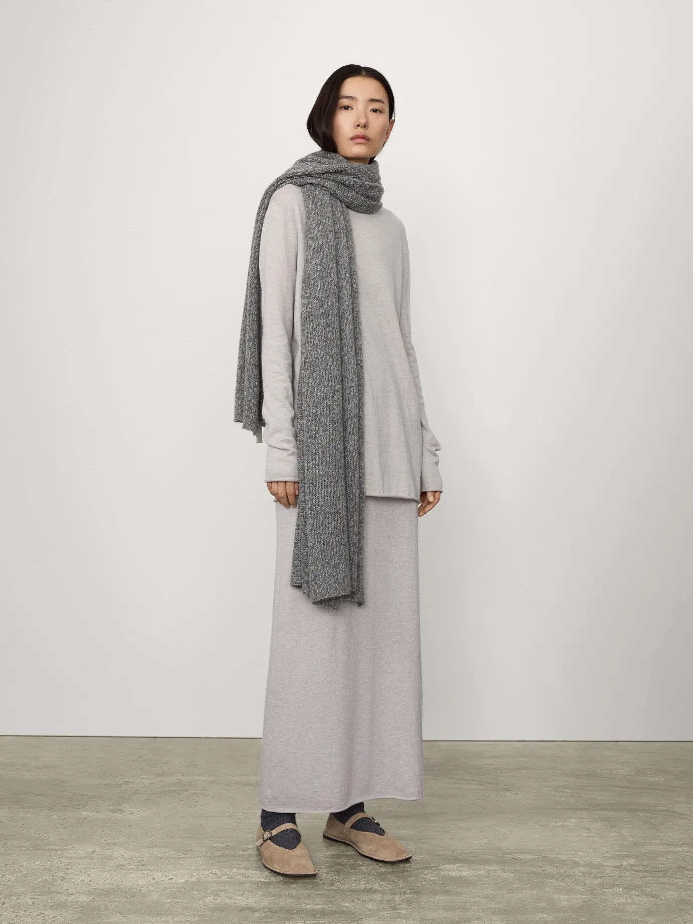 Fashion LISA YANG The Ulla Scarf SoftMarble