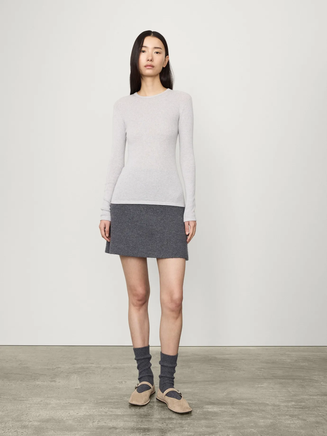 New LISA YANG The Vivian Top MistyGrey