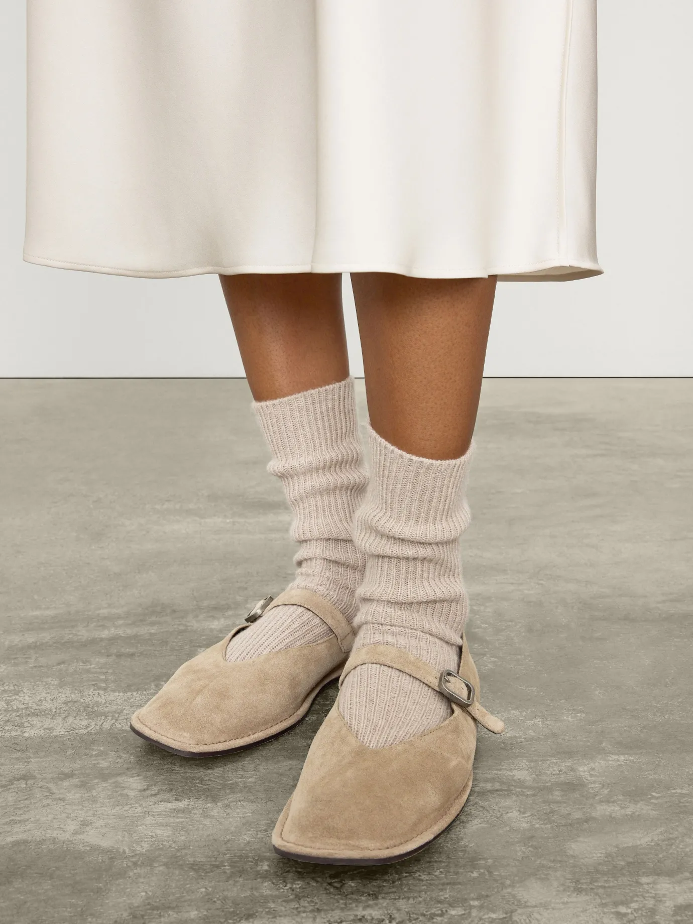 Sale LISA YANG The Zera Socks Sand